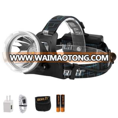 USB Charge Head lamp XM-L LED Headlamp 18650