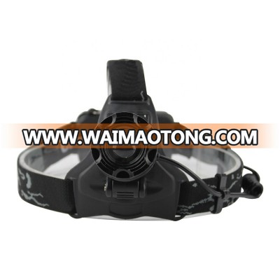 LED Coal Miners Head Lamp Light Rechargeable Zoom Led Headlamp 18650 Battery