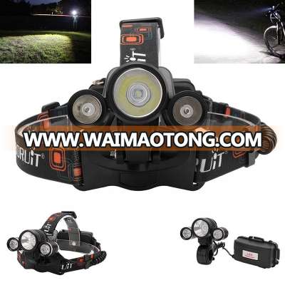 Multi-functional Rechargeable 5000 Lumen XM-L2 LED Headlamp Camping hunting Headlight