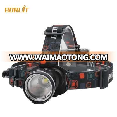 Boruit Brand Zoom Torch Light Head Lamp 1000 lumen Led t6 headlamp