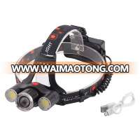 Zoomable COB 500LM Headlamp USB Recharge Li-ion Battery Headlamp for Fishing and Repairing