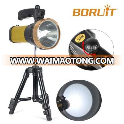 Top sale 30W Rechargeable powerful led searchlight boruit brand EFL0805